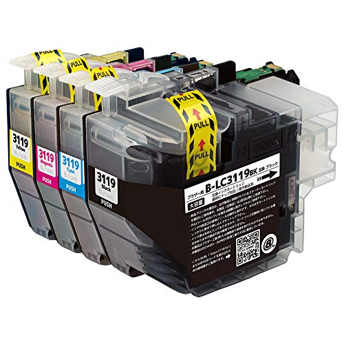 brother - LC3119-4PK ブラザー たのめーる】ブラザー インクカートリッジ 4色パック 大容量