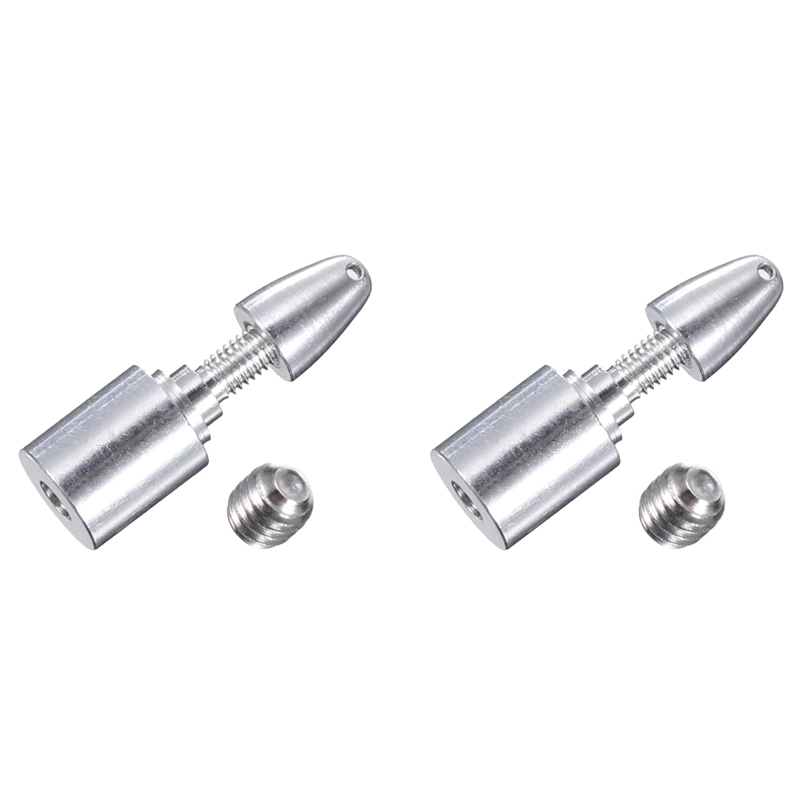 QUARKZMAN Spinner for RC Aircraft, 2.3mm Spar Propeller Adapter for