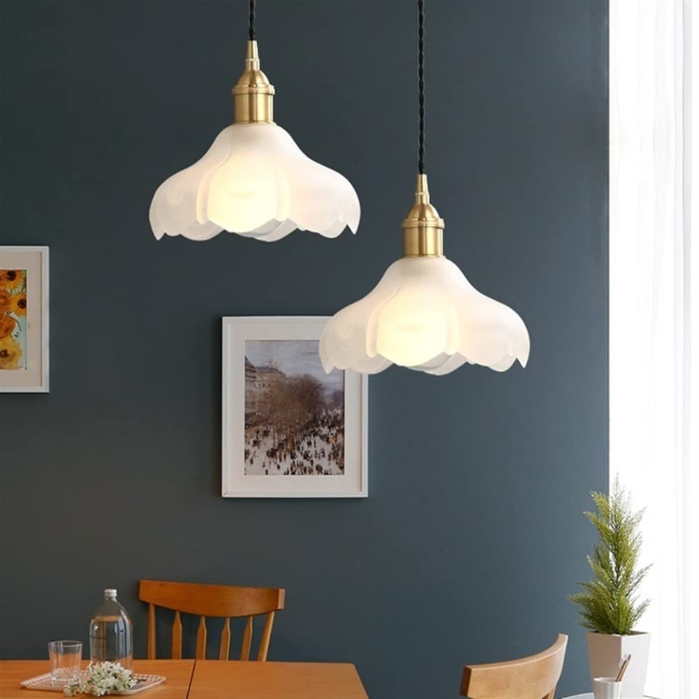 Mosiężna akrylowa lampa wisząca