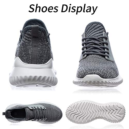 Image of Akk Womens Walking Shoes - Slip On Tennis Running Shoes Memory Foam Lightweight Work Sneakers for Indoor Outdoor Gym