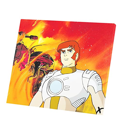 Fabulous Tableau Décoratif Toile Imprimée Capitaine Flam Dessin Anime Jeunesse Annee 80 Tv Manga (71 cm x 60 cm)
