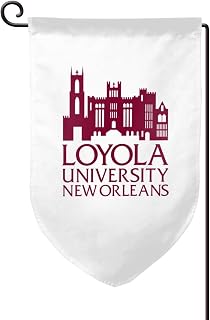 Loyola University New Orleans Logo Garden Flag - Double Sided Banners For Outdoor Indoor Home Garden Yard Decorations