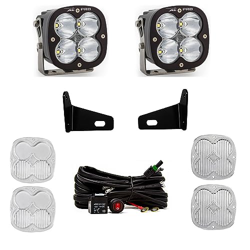 Baja Designs XL Pro LED A-Pillar Light Kit for Can-Am Maverick X3 2017-22 UTV (Driving/Combo; Clear)