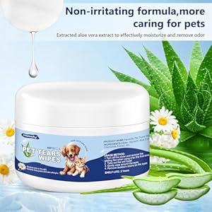 Dog Ear Wipes Eye Wipes for Cats Dog Tear Stain Remover Wipes Pet Eye Wipes for Discharge and Crust 60 Packs  Cucciolini Doodles Dog ear wipes eye wipes for cats dog tear stain remover wipes pet eye wipes for discharge and crust 60 packs   cucciolini doodles