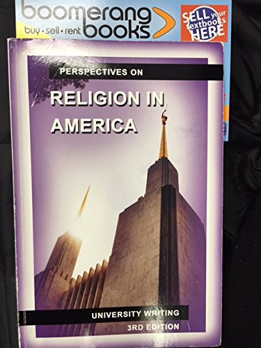 Perspectives on Religion in America (Third Edition)
