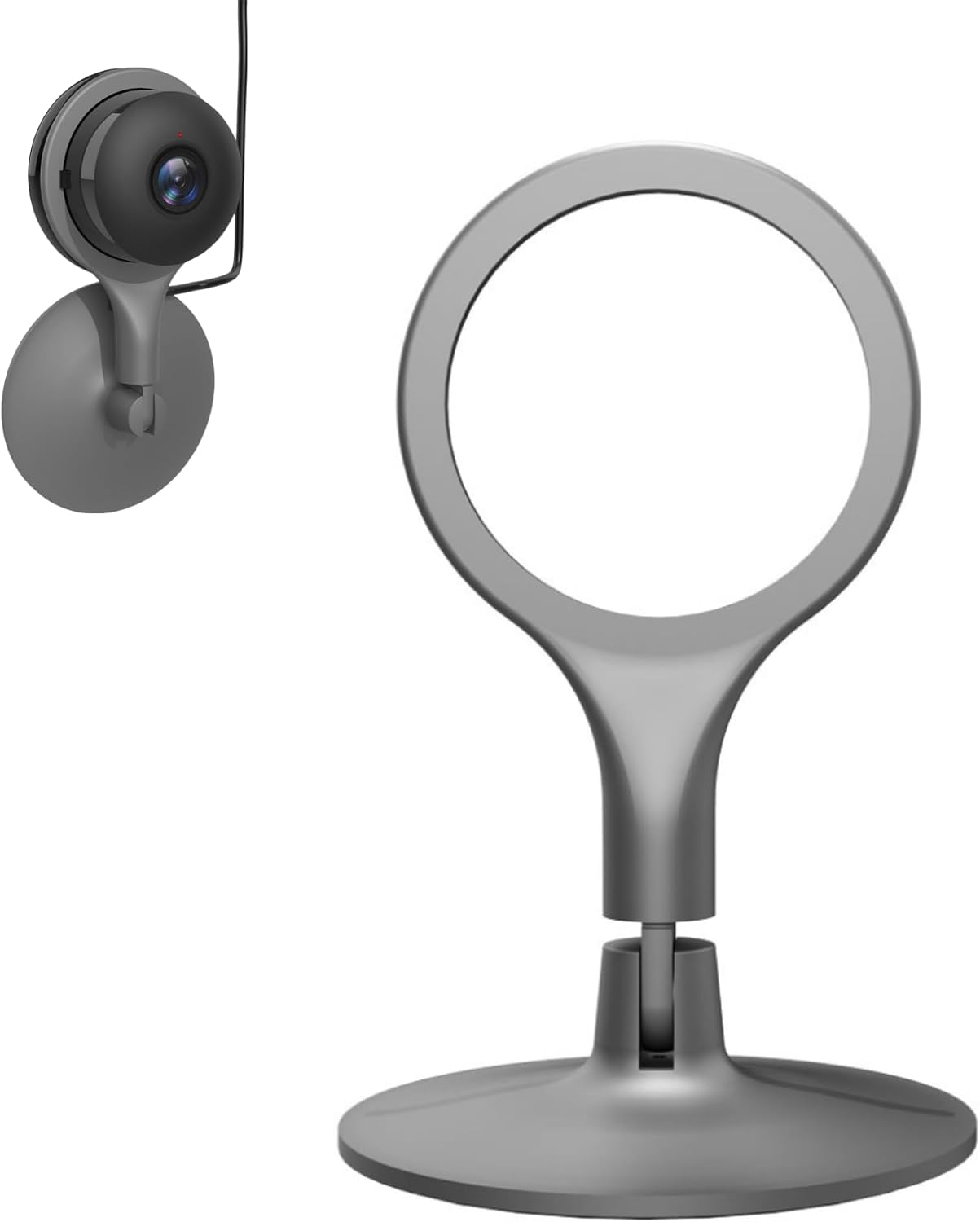 Magnetic Metal Bracket Compatible with Nest Cam Indoor A0005 (1st Gen) Security Camera - Adjustable 360° Rotation, Wall/Countertop Mounting