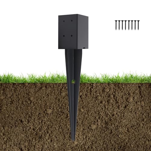 POSTYBAY 4x4 Fence Post Anchor Ground Spike