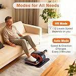 OLIXIS Under-Desk Elliptical Machine–Compact & Quiet Mini Pedal Exerciser with Adjustable Speed, LED Display, Portable Fitness Solution for Home or Office Workouts - Image 4