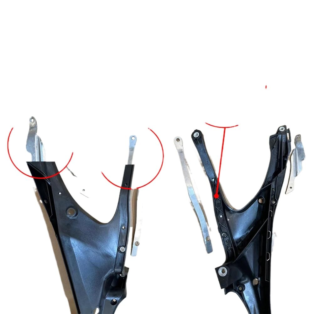 Tnawbkgag Enhanced Set Motorcycle Rear Subframe Support Compatible With 2019 2023 Te Fc Hj250h(Enhanced Set)