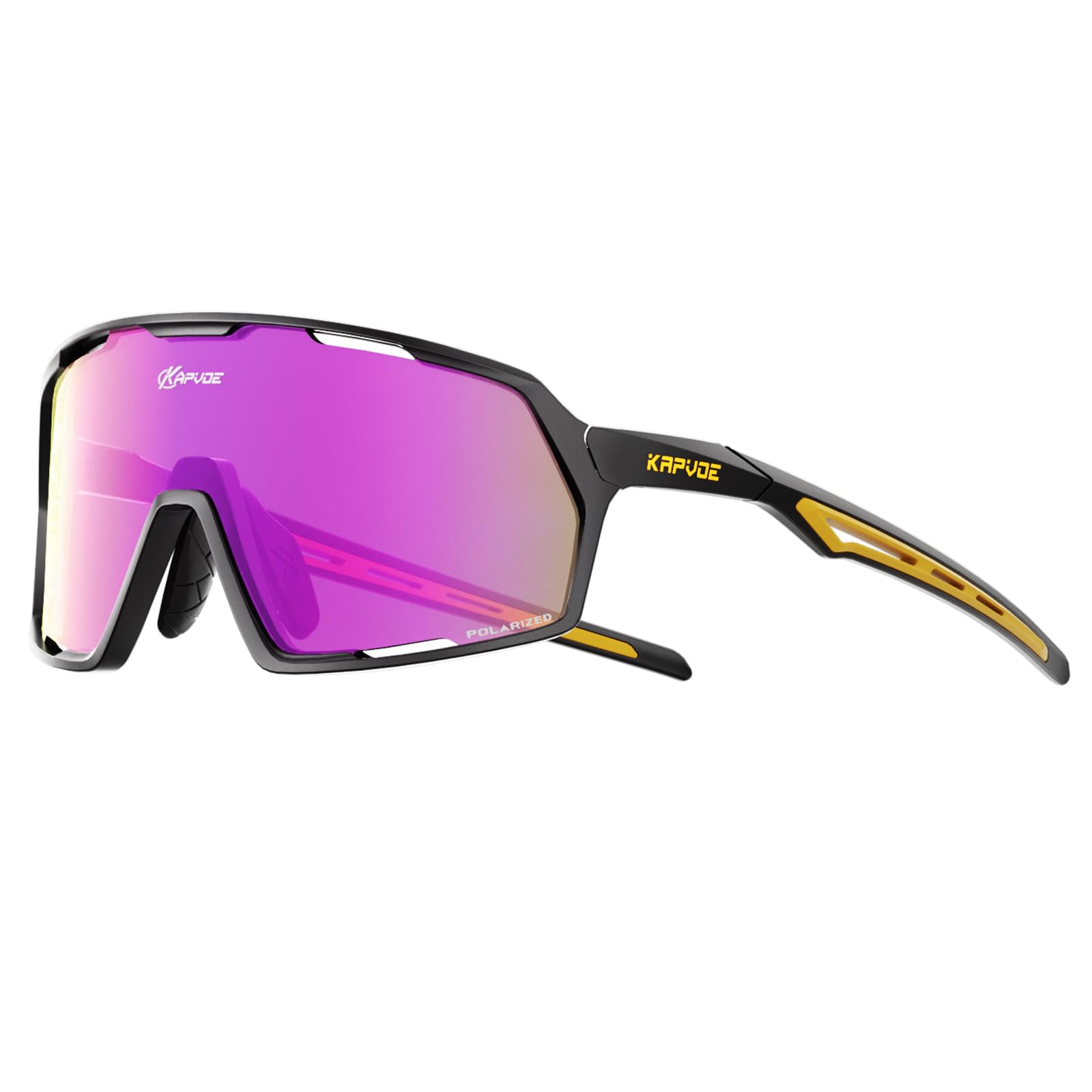KAPVOE Gafas de Ciclismo Polarizadas Hombre Gafas MTB Mujer Gafas Bicicleta Montaña TR90 Gafas Bici Gafas Btt Anti-UV400 Gafas de Sol Deportivas Gafas Ciclista Gafas Running mountain bike