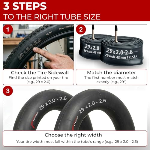 Fincci 29 Inch Mountain Bike Tubes 2-Pack