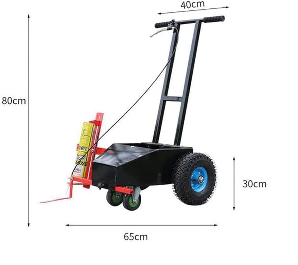 Máquina de rayas de línea para estacionamientos y campos atléticos, aplicador de marcado ajustable para trabajos de fábrica, trazador versátil profesional