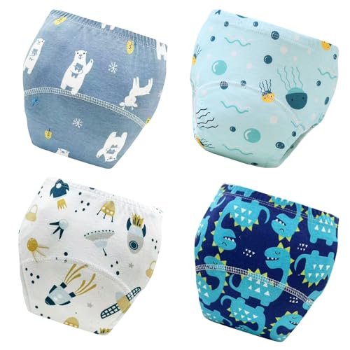 Upairy Training Pants for Boys Girls–Soft & Leak-Resistant Potty Training Underwear,Up Airy Potty Pants Comfortable for Toddlers(4PCS,L) by YIKG - Used condition - US$12.70