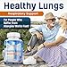 Healthy Lungs 120 Capsules - Improve Lung Function, Breathe Better, Stop Mucus, Phlegm and Allergies Quickly. Get Relief Fast with Healthy Lungs an All Natural Lung Health Supplement