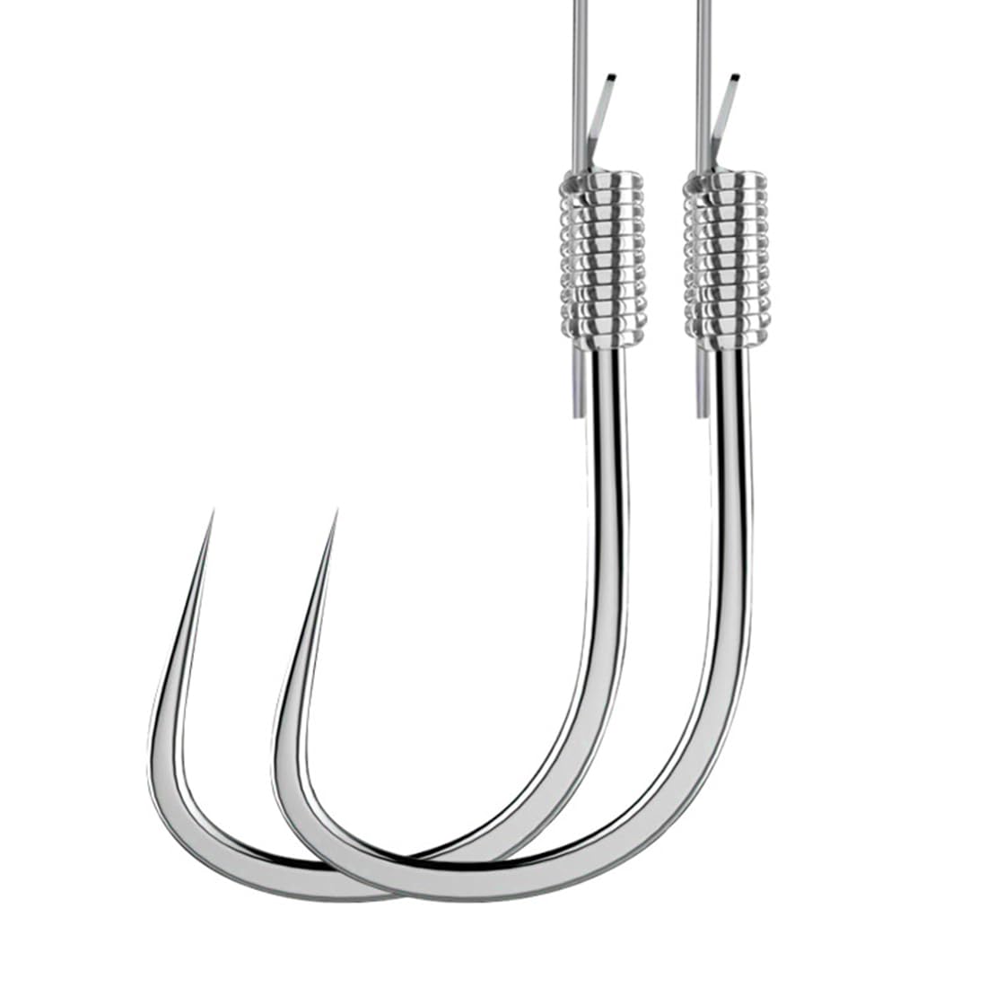 Dyxssm Small Barbless Fishing Hooks with Line, Pretied Tiny Fishing Hook on Nylon Line (Pack of 20)