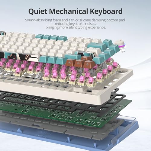 Teclado Gamer 75% Brown iRoboosta USB-C miniatura 5