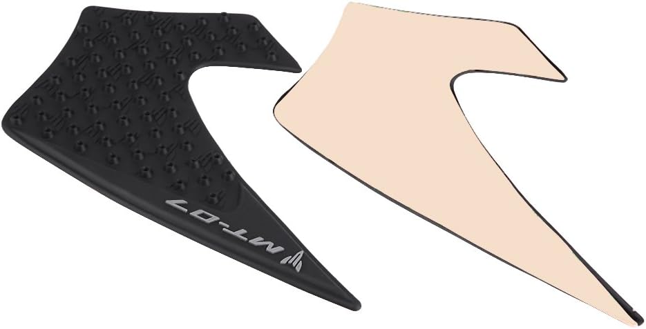 1 Pair FZ07 Grips, Keenso Antislip Knee Grip Protector Sticker FZ07 Pads Side for MT07 FZ07 20142016