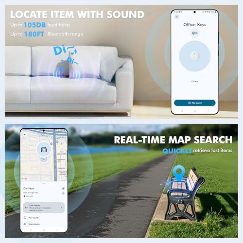 WATSABRO Bluetooth Tracker 4-Pack (Google Find My Device, Android-only) — view 7