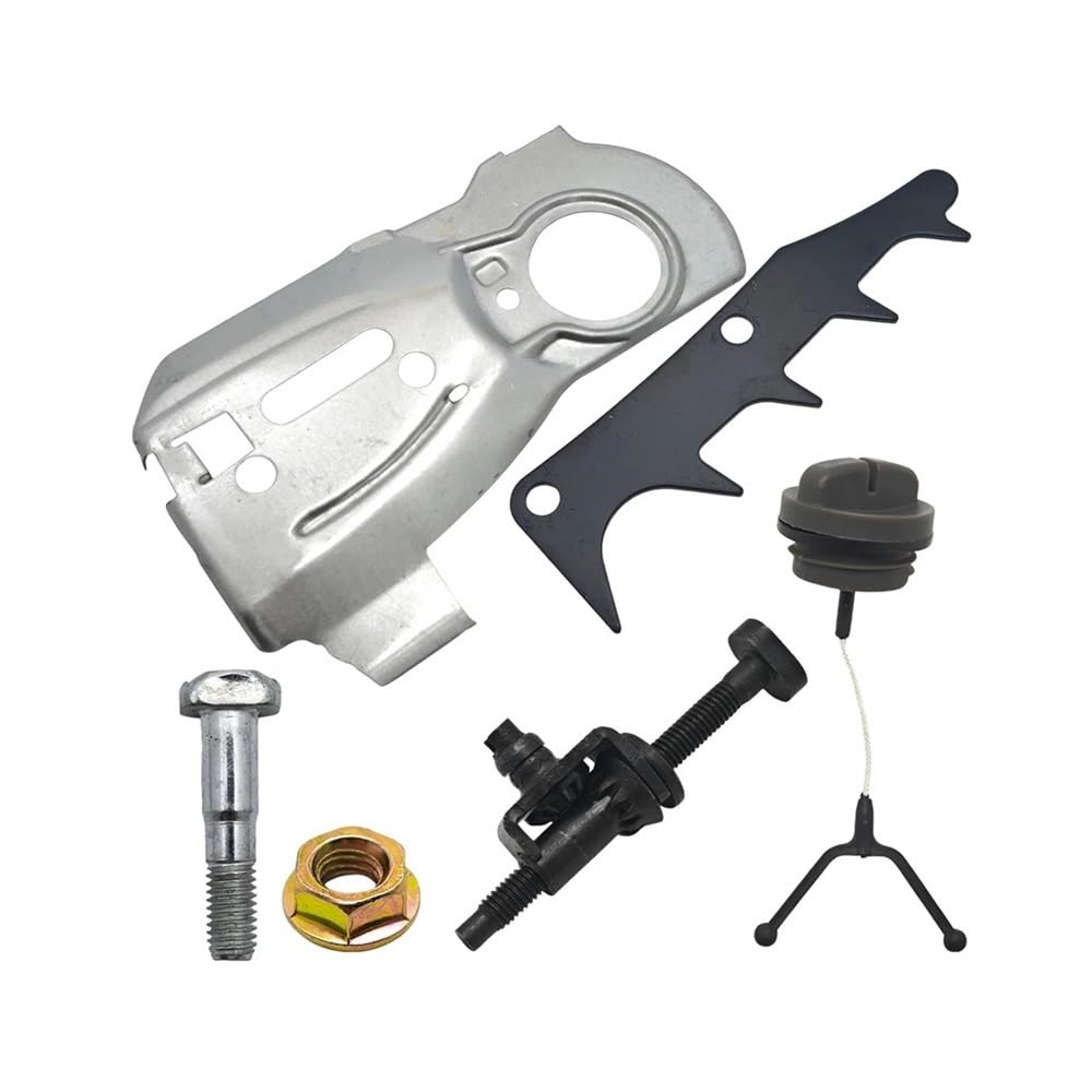 Kit de tuerca de placa guía de barra de ajuste de tensor de cadena, para motosierra 350, 345, 340, 2141, 2145, 2150, pieza de repuesto
