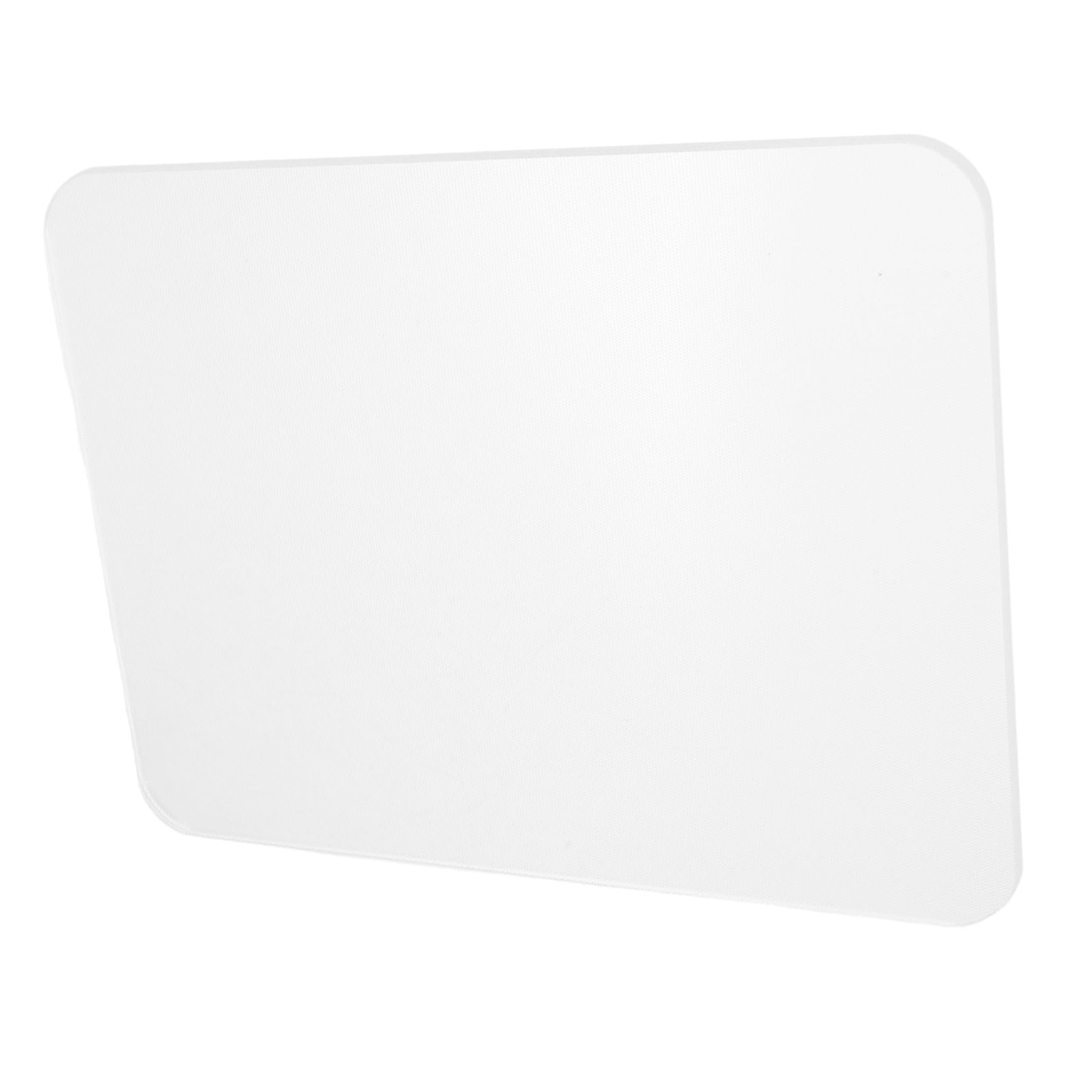 Uonlytech 2 pièces Tapis de Souris Verre Transparent Lot de Surface Lisse et pour Bureau et Gaming Facile à Entretenir pour Ordinateur Portable et PC