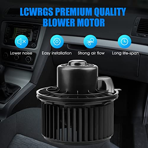 AC Blower Motor with Fan Fits for 2003 2004 2005 2006 Chevy Silverado 1500 2500 Suburban Avalanche GMC Sierra Yukon Cadi - Additional View