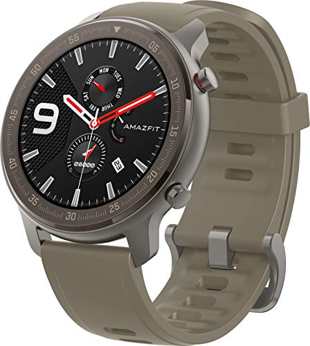 Preisvergleich Produktbild Huami Amazfit GTR 47MM Titanium, fluororubber Strap