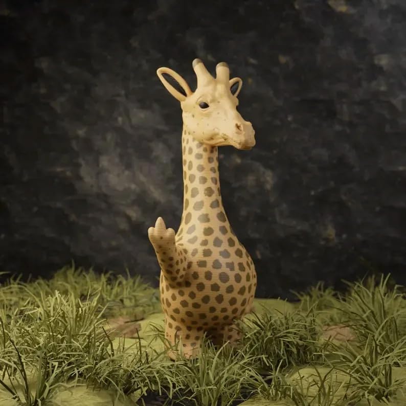 Estatua divertida de delfín para escritorio y decoración miniatura 5