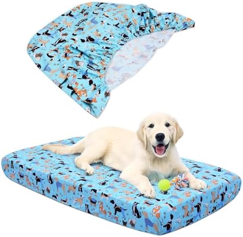 Dog Bed Covers Replacement Washable, Elastic Edged Pet Bed Protec...