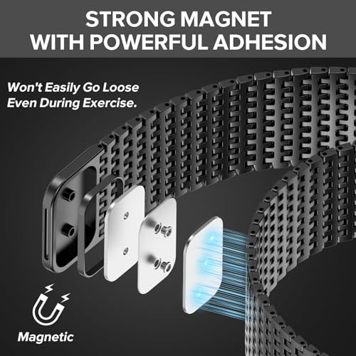 Image of WINGLE Magnetic Mesh Loop for Apple Watch Band Ultra 3 /2 /1 Band 49mm 46mm 45mm 44mm 42mm 40mm 41mm 38mm Men Women, Stainless Steel Adjustable Metal Strap for iWatch Series 11 10 9 8 7 6 5 4 3 2 1 SE