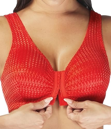 Image of Carole Martin Full-Freedom Comfort Front Closure Bra for Women, Wireless