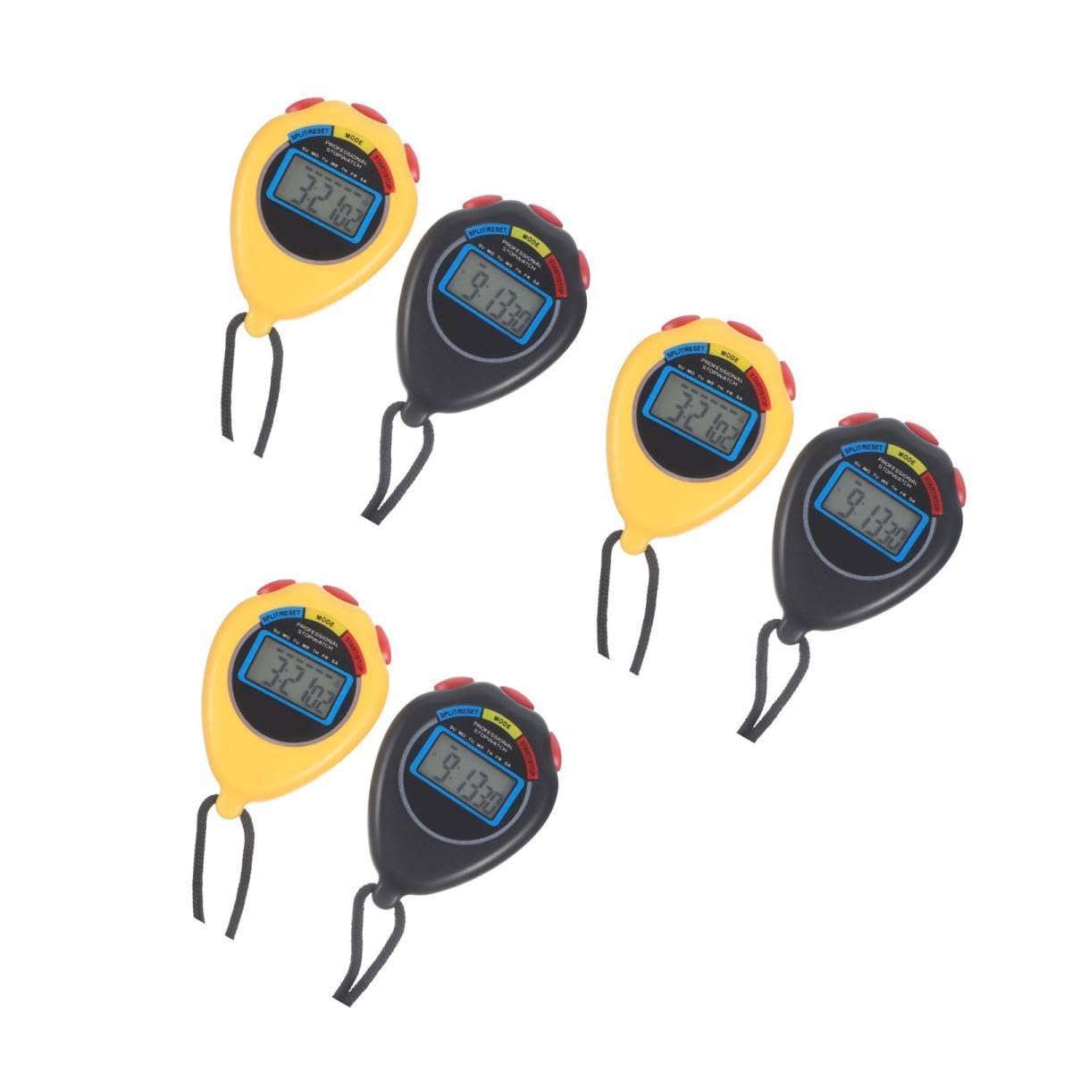 Kisangel Cronometro Sportivo Professionale Timer Elettronico con Display per Allenamento E Fitness Corsa E Esami