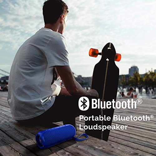 Wharfedale Waterproof Portable Bluetooth Speaker with 20W Stereo Sound,TWS Connection, Built-in Mic, Portable Wireless Speaker for Home and Outdoors