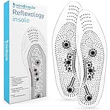 Mindinsoles orthopädische Einlegesohlen - (1 Paar) bequeme magnetische Einlegesohlen in Einheitsgröße | Magnetische Akupressur Einlegesohlen | Warme Einlegesohlen Damen | Warme Einlegesohlen Herren