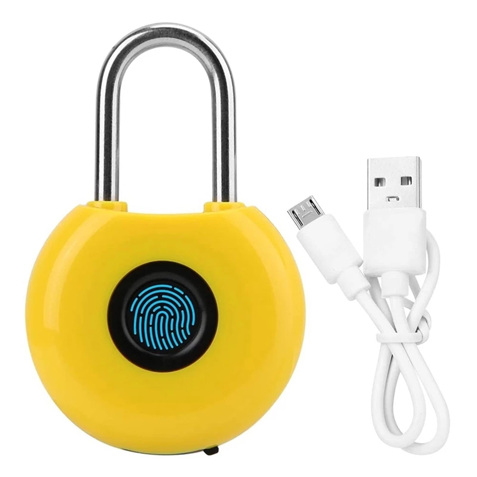 Candado Inteligente con Huella Dactilar Gabinete de candado huellas dactilares bloqueo puerta electrónica inteligente sin llave para Seguridad
