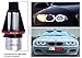 ICBEAMER LED Angel Eyes Halo Ring Marker Light, Color: White Compatible for BMW E39 E53 E60 E61 E63 E64 E65 E66 E87 LED 12V 6W, Replace OEM Factory Light Bulbs, [Pack of 2 pcs]