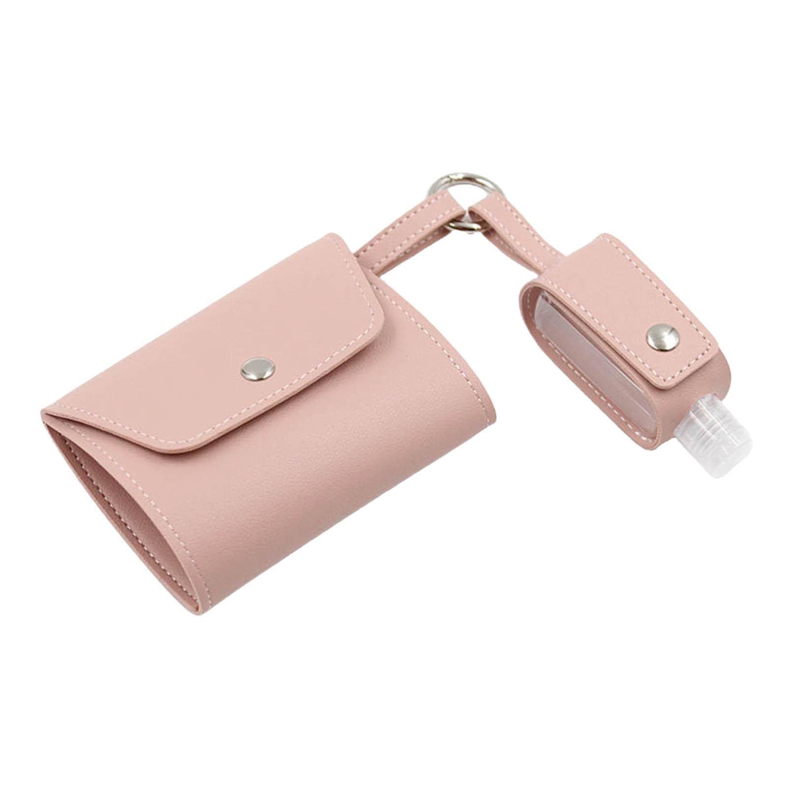 Mask Storage Bag with Bottle Sheet Mask Organizer Organization for Travel Pink |Home & Garden | Furniture | Dressers & Chests of Drawers-image-6