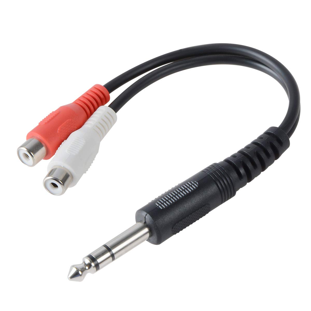 Buy VITALCO Cable 2RCA Male To 2x Jack 6.35mm 1/4 Inch Mono 1.5m