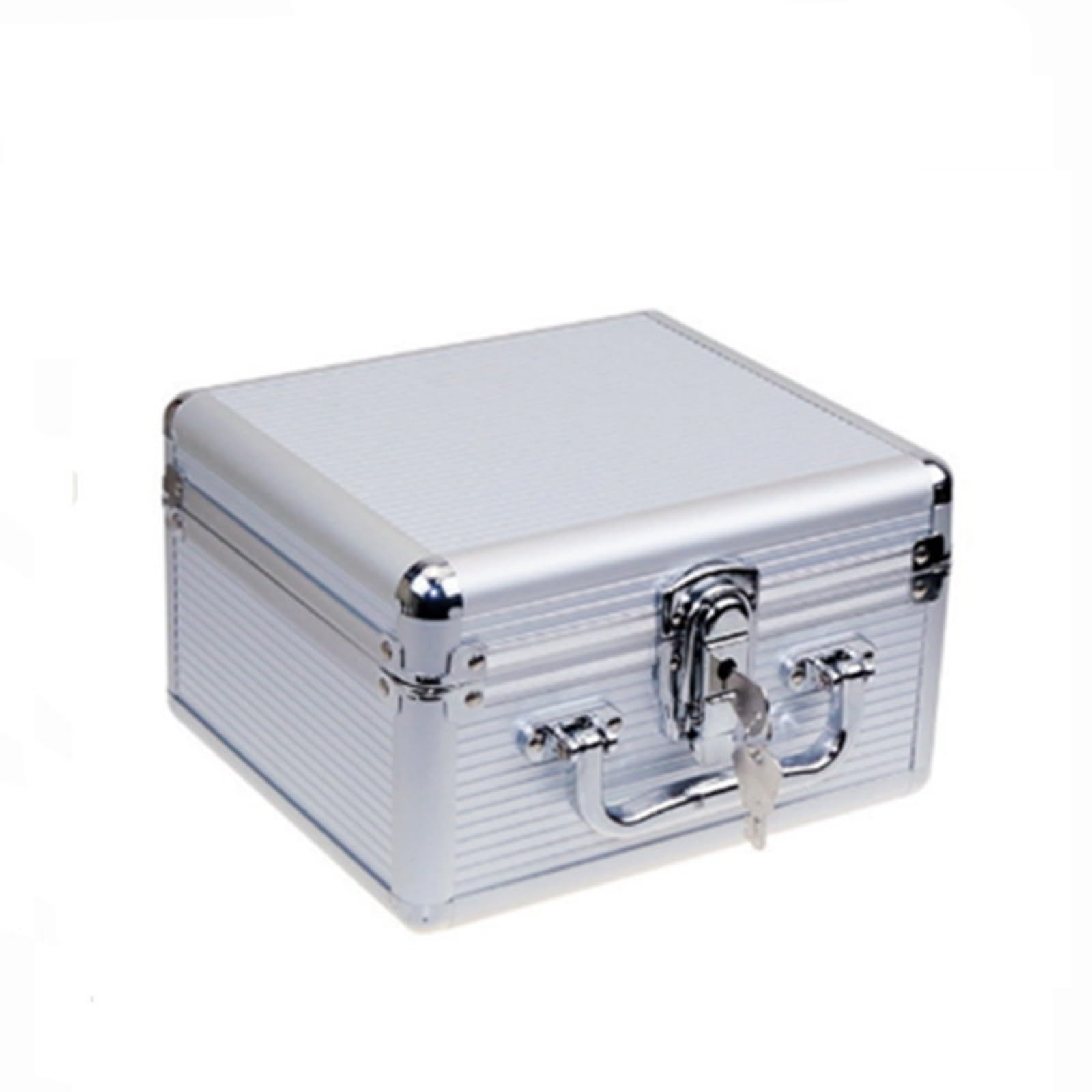Custodia in alluminio da 2,5 pollici per hard disk con interno in spugna e serratura a chiave per gli HDD del notebook