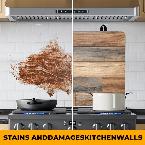 Image of Stove Top Cover for Home Decoration Kitchen Pad Washable Cooktop Covers Countertop Stove Protector Mat for Home Kitchen Cooktops (brown, 28 inchx20 inch)