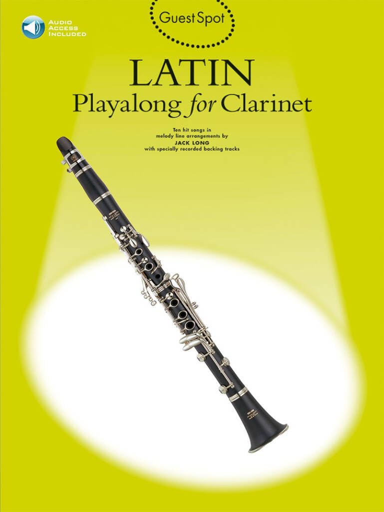 GUEST SPOT LATIN PLAYALONG FOR CLARINET CLT BOOK/CD