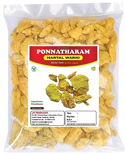 3V PRODUCTS Ponnatharam | Hartal Warki | Varki | Pili for Hair Removal 10g