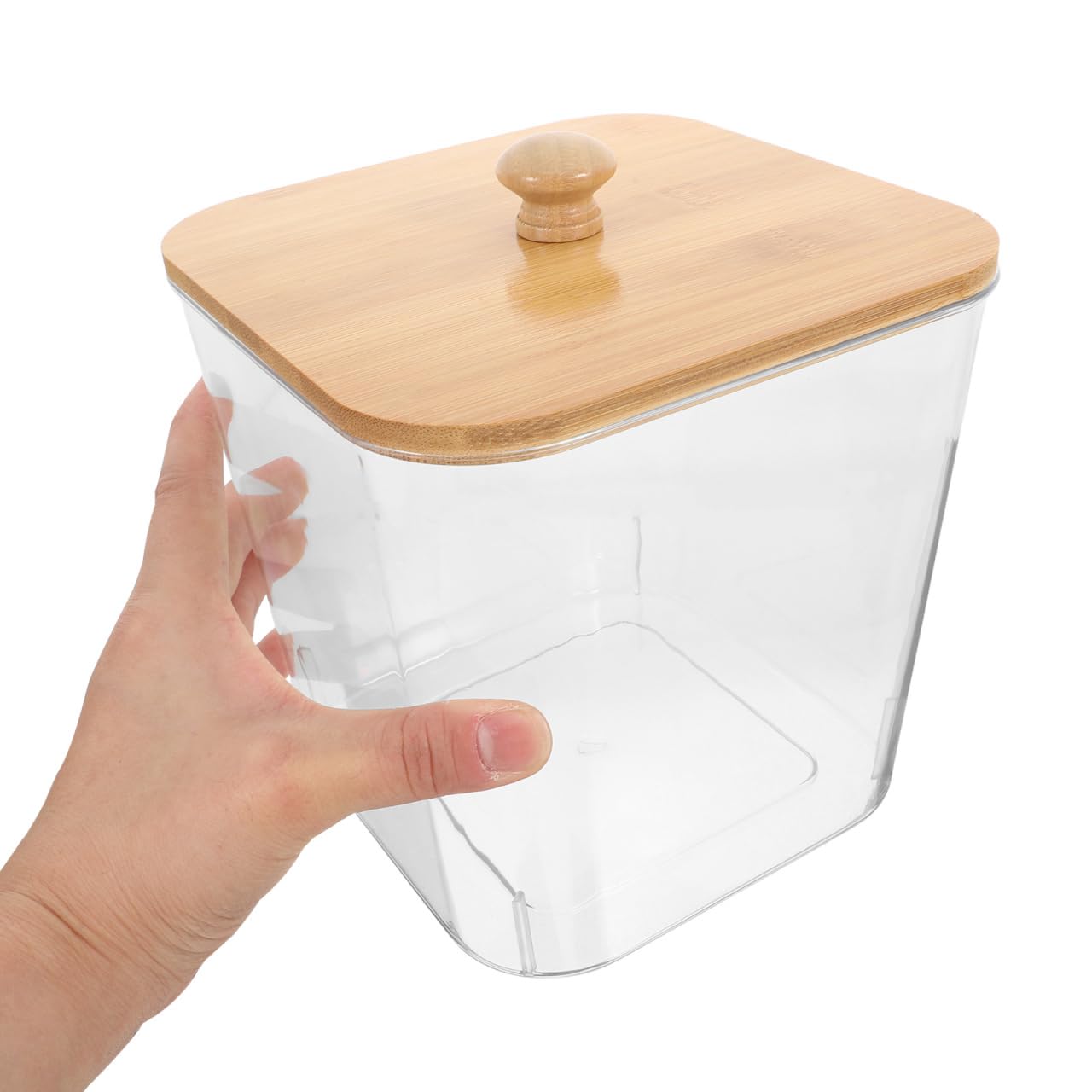 Ciieeo Contenitore Trasparente Con Coperchio Per Detersivi Lavatrice Organizer Lavanderia 6.69X6.10X6.10In Conservazione Capsule Perle Profumate Fogli Asciugatrice