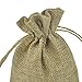 KETAR 24Pcs Small Drawstring Bags Mini Gift Bags Burlap Bags with Drawstring Gift Bags Small Size Drawstring Valentine Gift Bags Medium Size - Jute Bag Reusable Gift Bags Muslin Bags with Drawstring
