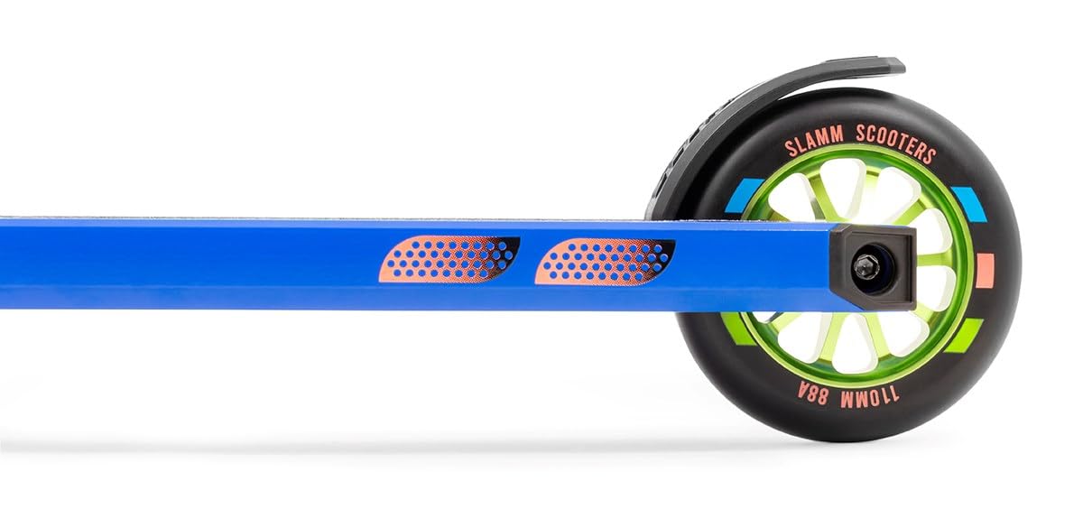 Slamm Classic - Patinete completo de acrobacias 110 ruedas de aluminio | Cubierta de aleación de 4.5 pulgadas con conector de cuello extruido y recortado | Patinete de truco para principiantes