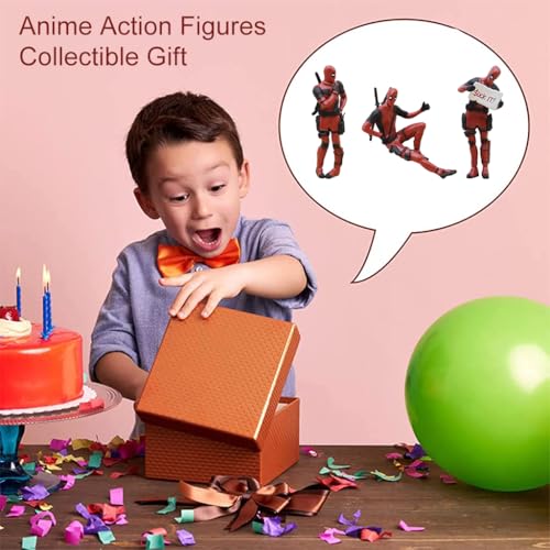 Image of Car Decor 3 Pcs Set Anime Figurine Action Figures PVC Car Dashboard Decoration Items Collectible Figurines for Car Decor Desk Accessories Gifting & Display Premium Model Objects