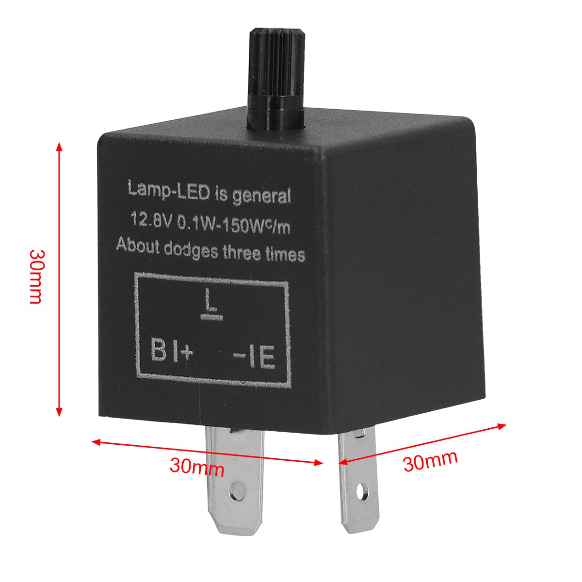 Relè Lampeggiante A LED Regolabile In ABS Relè Lam... - Grandado