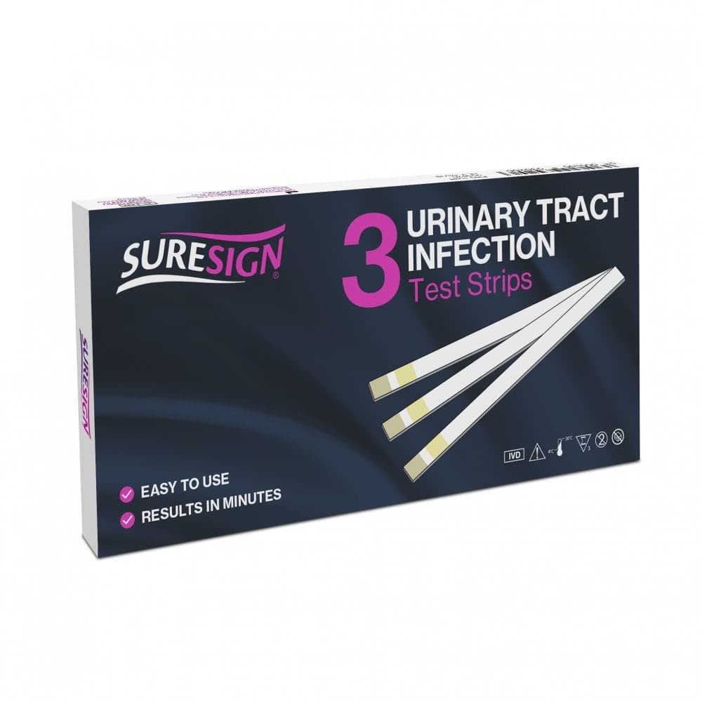 Suresign UTI Urinary Tract Infection Test Strips - 3 Individual Tests