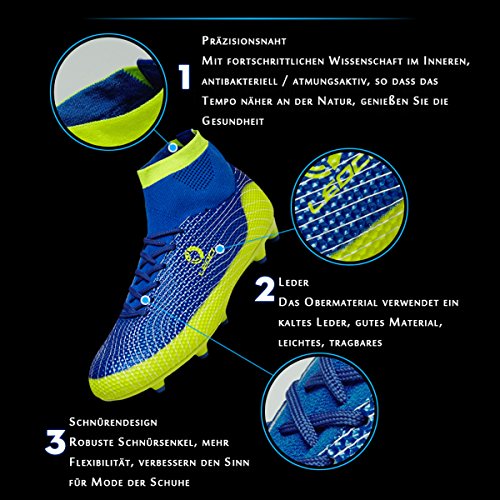 ASHION Scarpe da Calcio Unisex Scarpe da Calcio