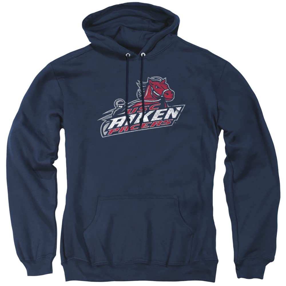 LOGOVISION Official Collegiate Distressed Primary Logo Adult Pullover Hoodie Collection — view 246