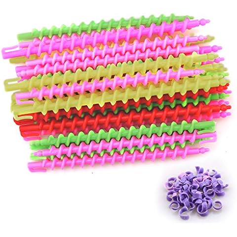 Coobbar 35Pcs Hair Perm Rods Cover